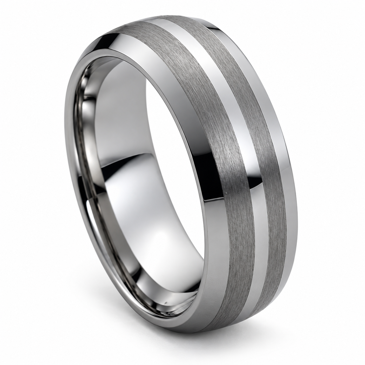 tungsten-8mm-wedding-band-3 angled alternate product view