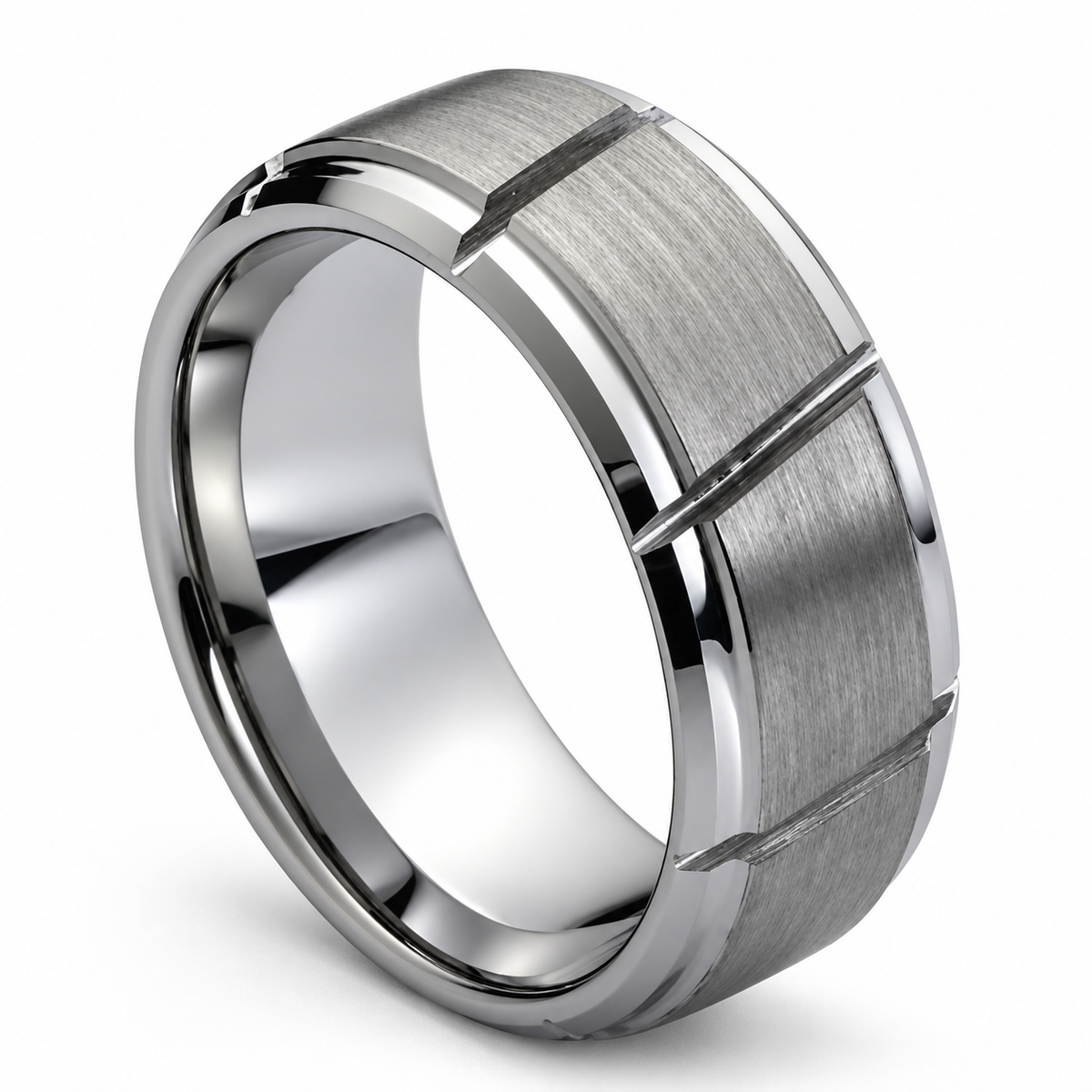 tungsten-9mm-heavy-duty-wedding-band angled alternate view