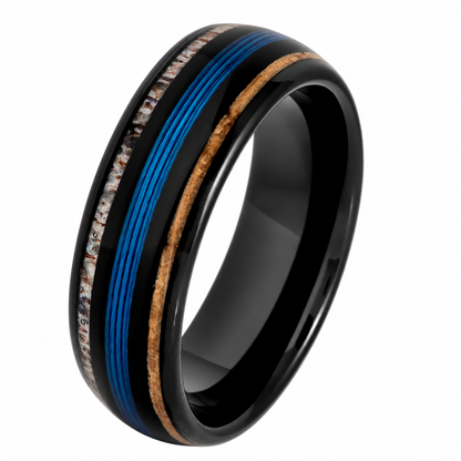 tungsten-carbide-brushed-8mm-promise-ring-7 flipped product image