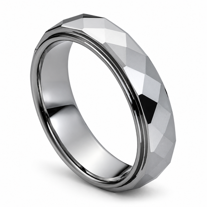 white-tungsten-6mm-engagement-ring-2 angled alternate product view