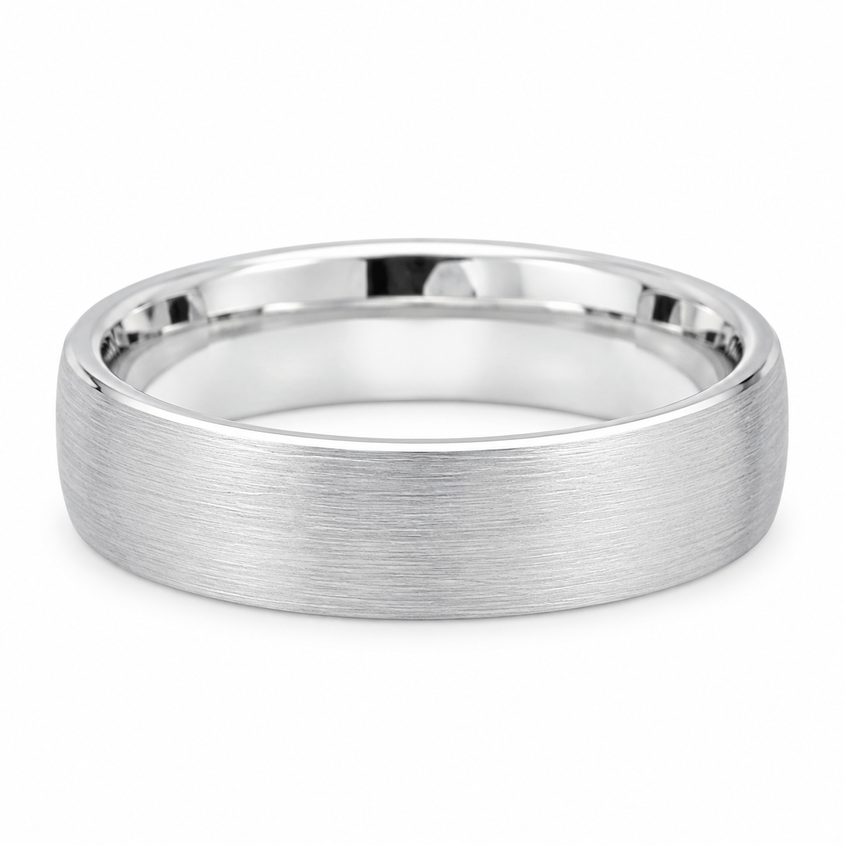 white-tungsten-6mm-polished-promise-ring-5 horizontal product image